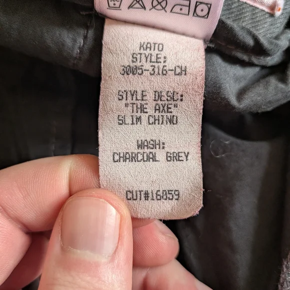 Hiroshi Kato The Axe Slim Chino - Picture 5 of 8